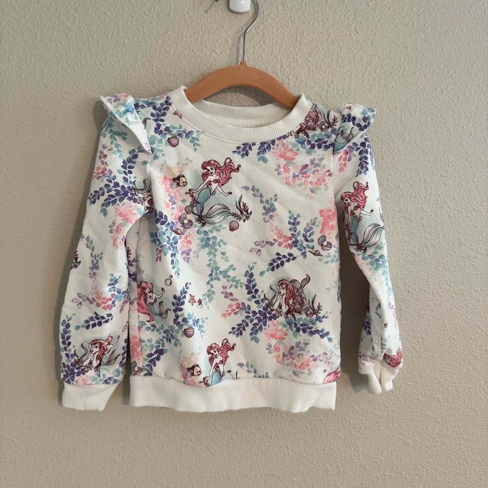 Disney x Janie and Jack adorable sweatshirt - Little Mermaid